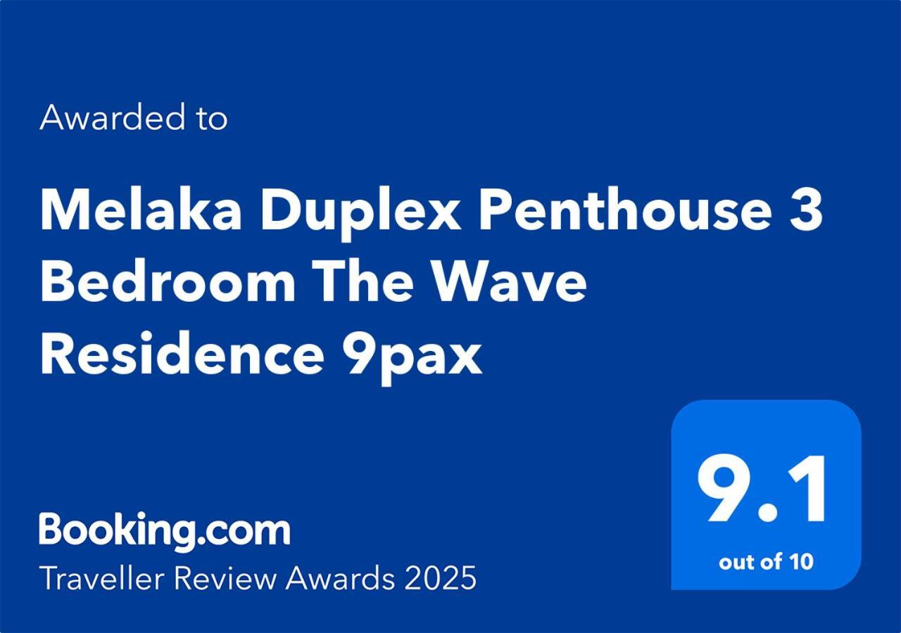 Duplex Penthouse 3 Bedroom The Wave 9pax Apartment Malacca